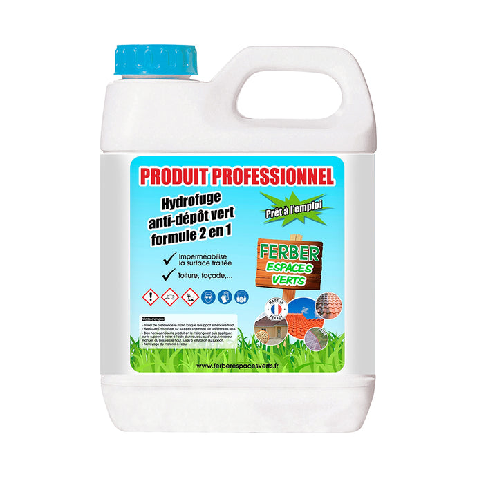 Hydrofuge + Anti Depots Verts Formule 2 en 1